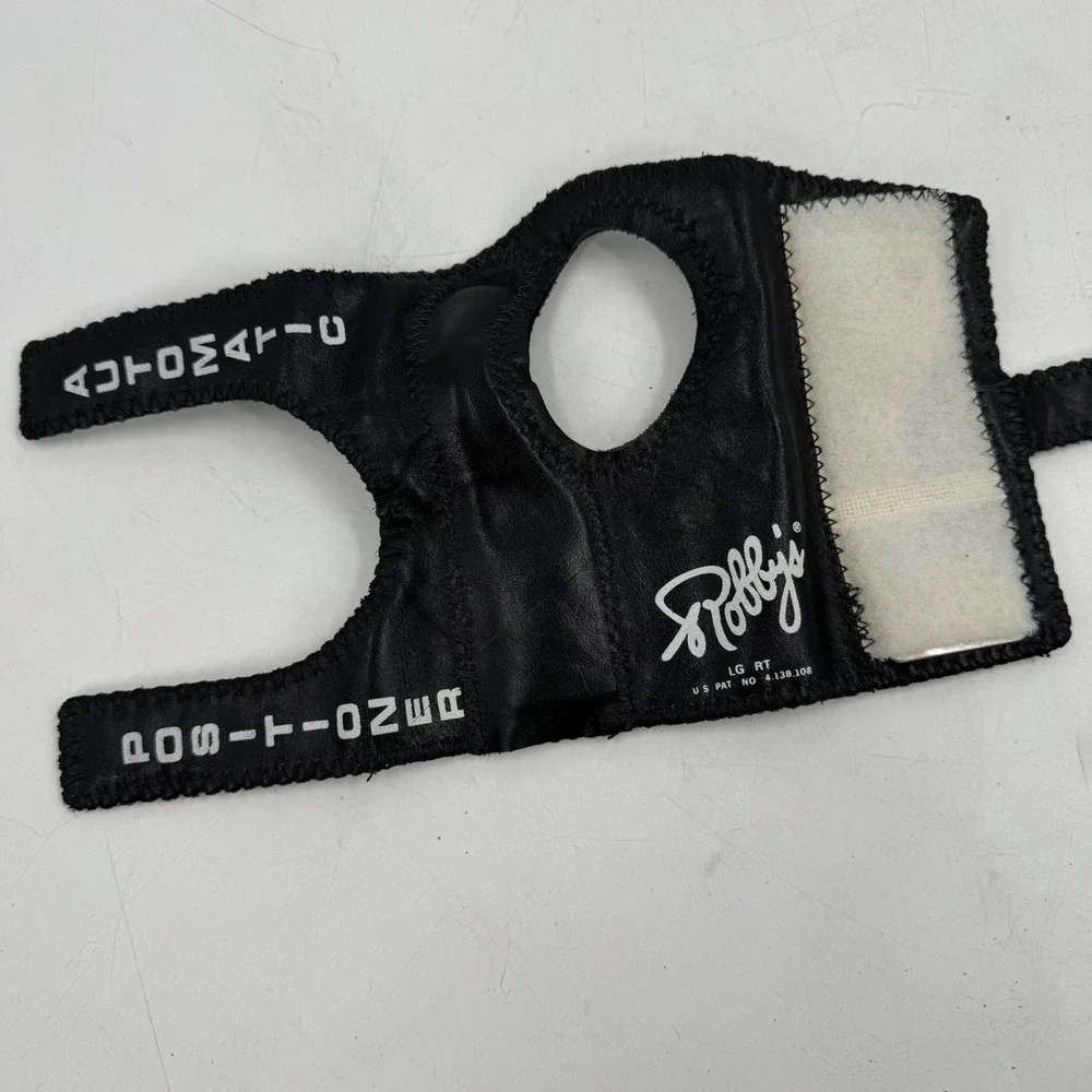 Robby's Automatic Positioner Wrist Support‎ Brace Black Leather